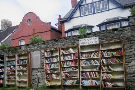 Buecherstadt Hay on Wye in Wales