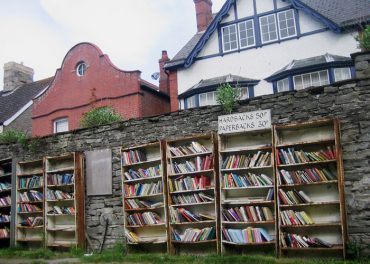 Buecherstadt Hay on Wye in Wales