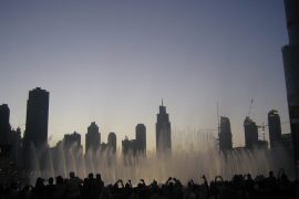 Touristenspektakel in Dubai