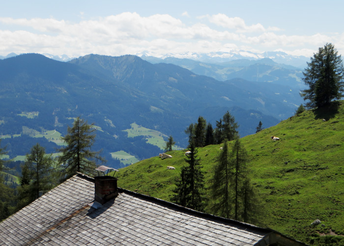 Autofrei Wandern in Salzburg in Werfenweng