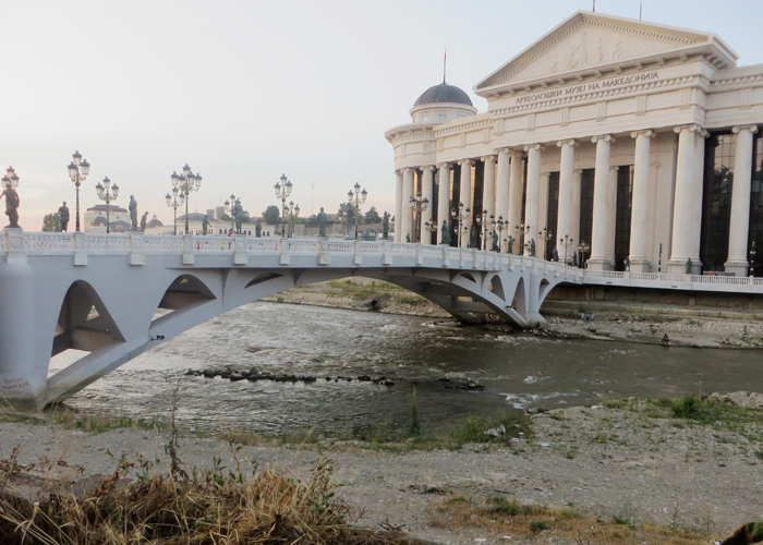 Mazedoniens Hauptstadt Skopje