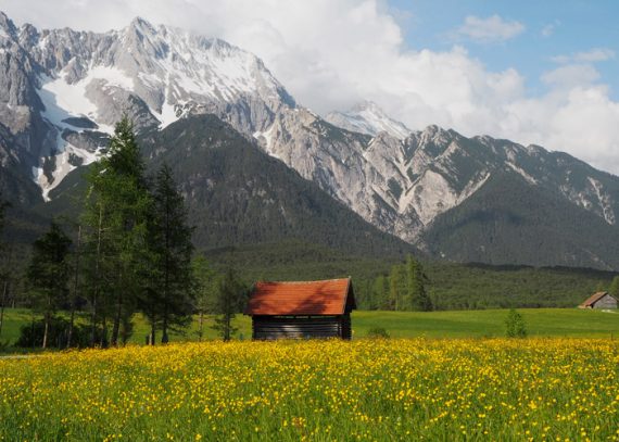 Mieminger Plateau mit Mieminger Gebirge