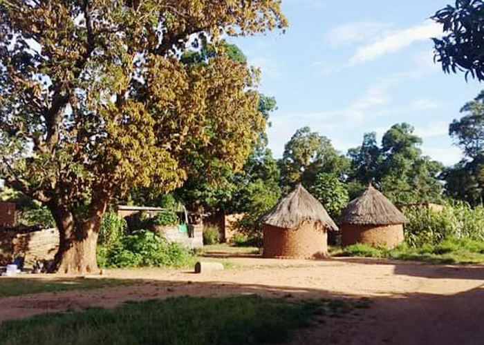 Traditionelle Hütten im Tschad