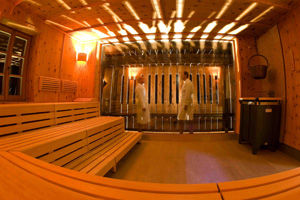 Sauna auf der Wellnessalm in Lofer