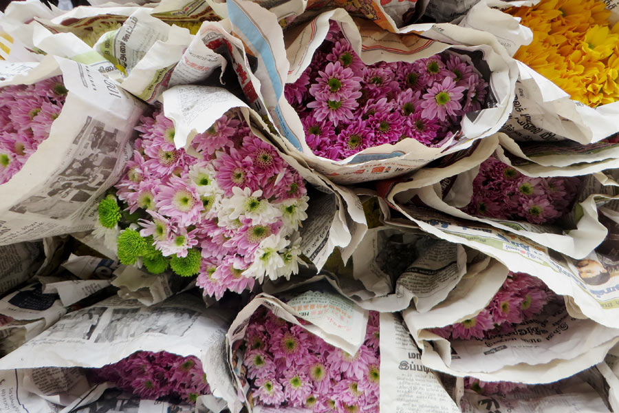 Blumensträuße in Malaysia