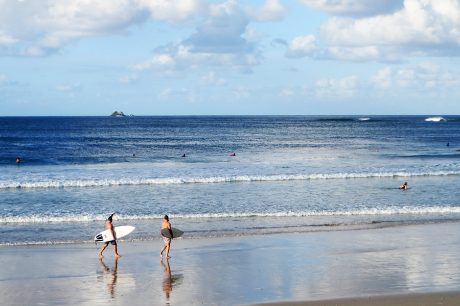 Surferstrand in Australien