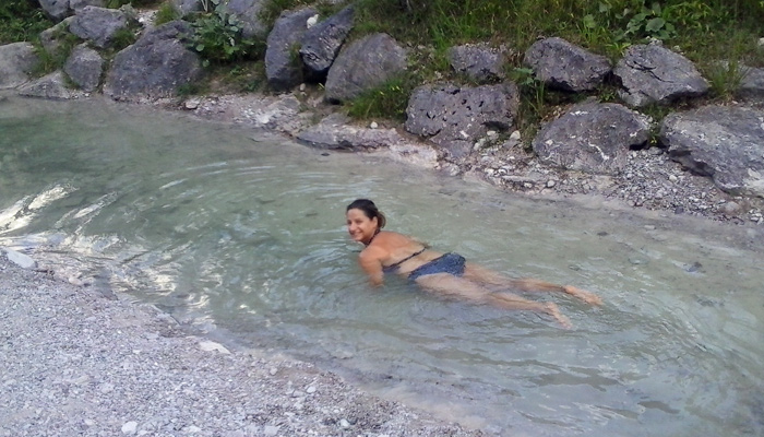 Abkühlen im Sommer in Österreich