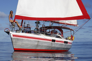 Nomad, so heißt das Segelschiff der Seenomaden.