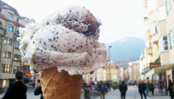 Eis vom Tomasseli in Innsbruck