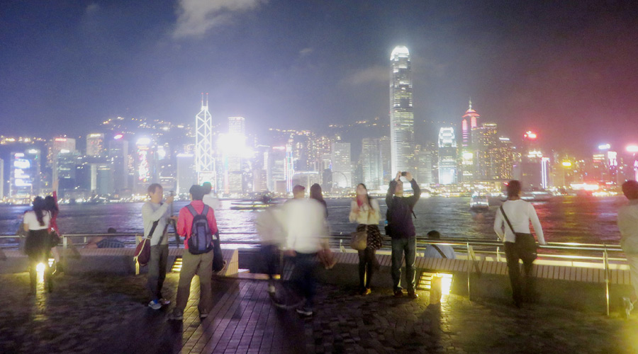 Skyline Hongkong Island