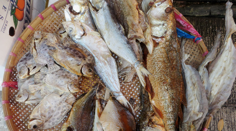 Fischmarkt in Tai O, Hongkong