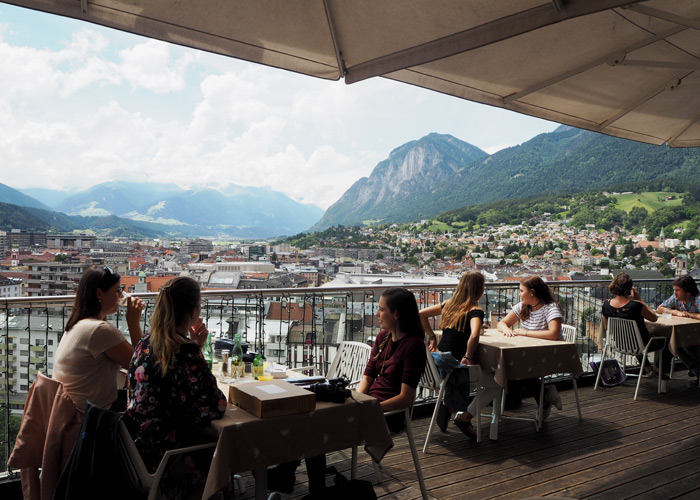 Dachterrasse Adlers Hotel Innsbruck