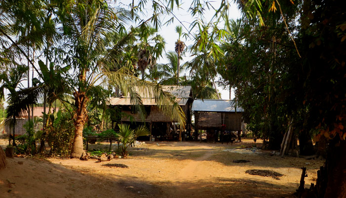 Dorf im Angkor Areal, Siem Reap, Kambodscha