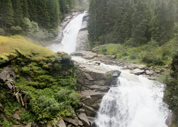 Die Krimmler Wasserfälle im Pinzgau