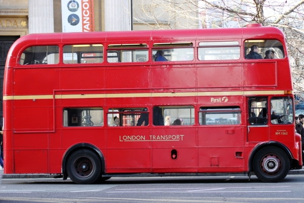 Doppeldeckerbus in London