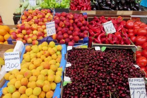 Obst am Markt von Thessaloniki