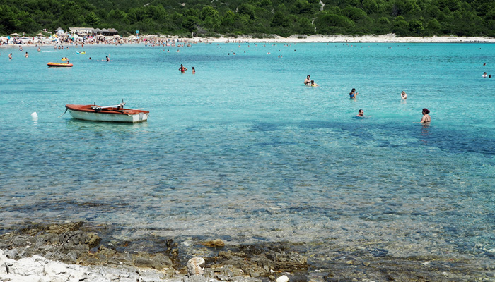 Traum Sandstrand In Kroatien Sakarun Beach Auf Dugi Otok Kofferpacken At