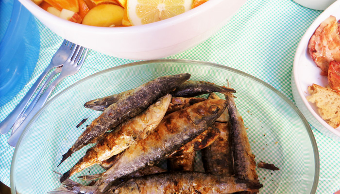 Portugiesisches Essen: Sardinen