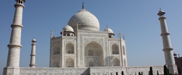 Das Mausoleum Taj Mahal in Indien