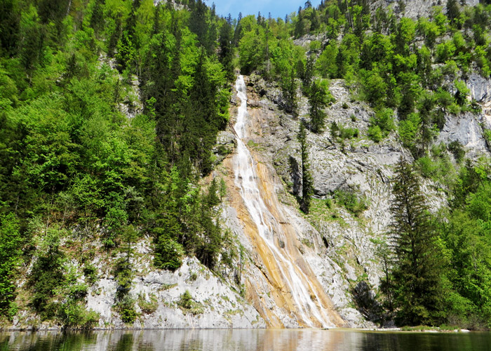 Wasserfall am Toplitzsee
