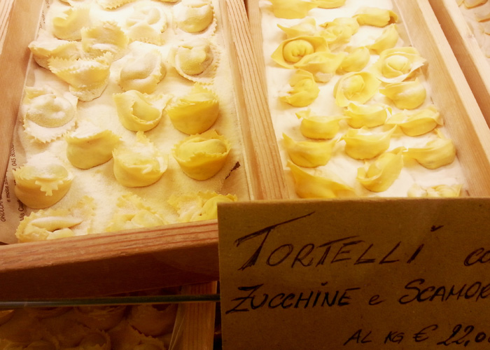 Tortellini in Verona, Italien