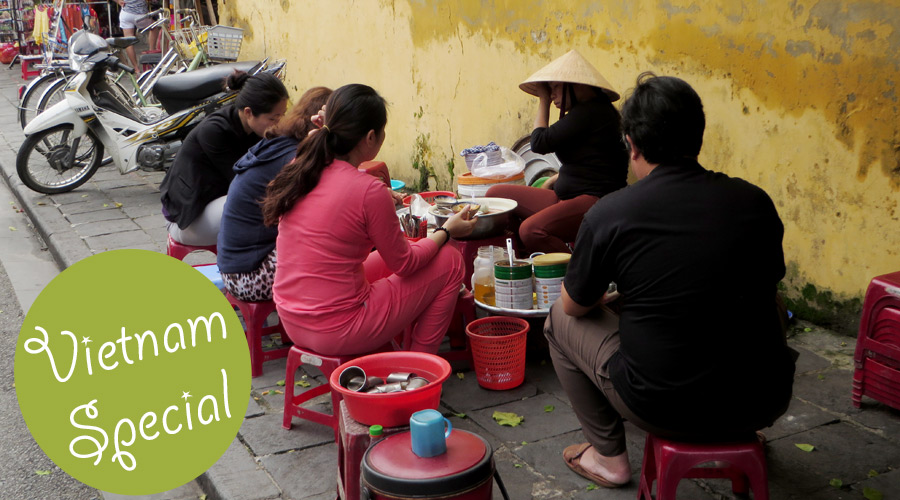 Straßenrestaurant in Vietnam