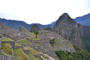 Das Ziel erreicht: Die Inka-Stadt Machu Picchu. 